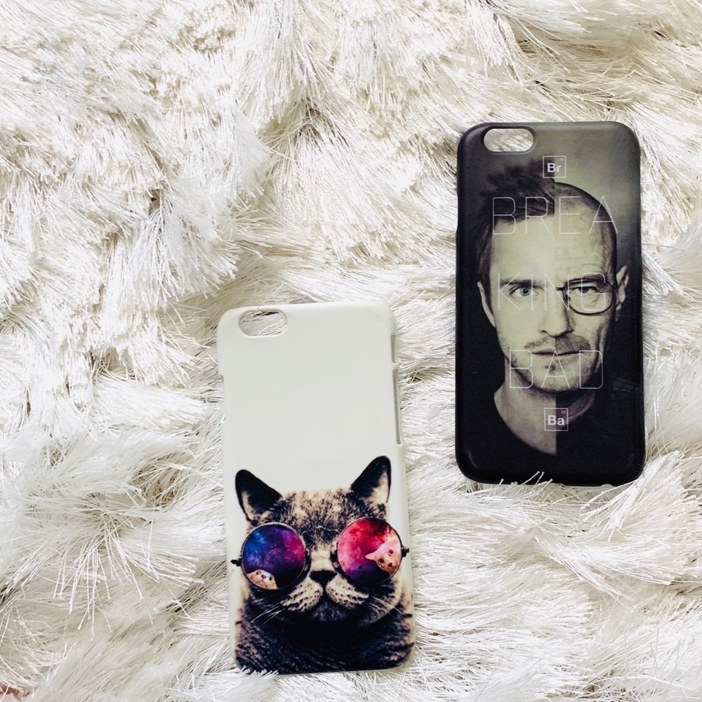 iPhone 6/6s case breaking bad and funky cat print